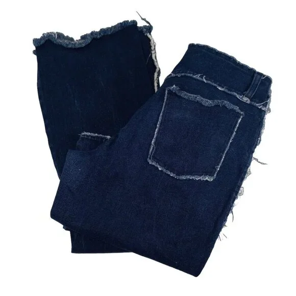 Vintage Tag Rag Women's Jeans No Tags (26x32 Measured) Raw Hem Unique